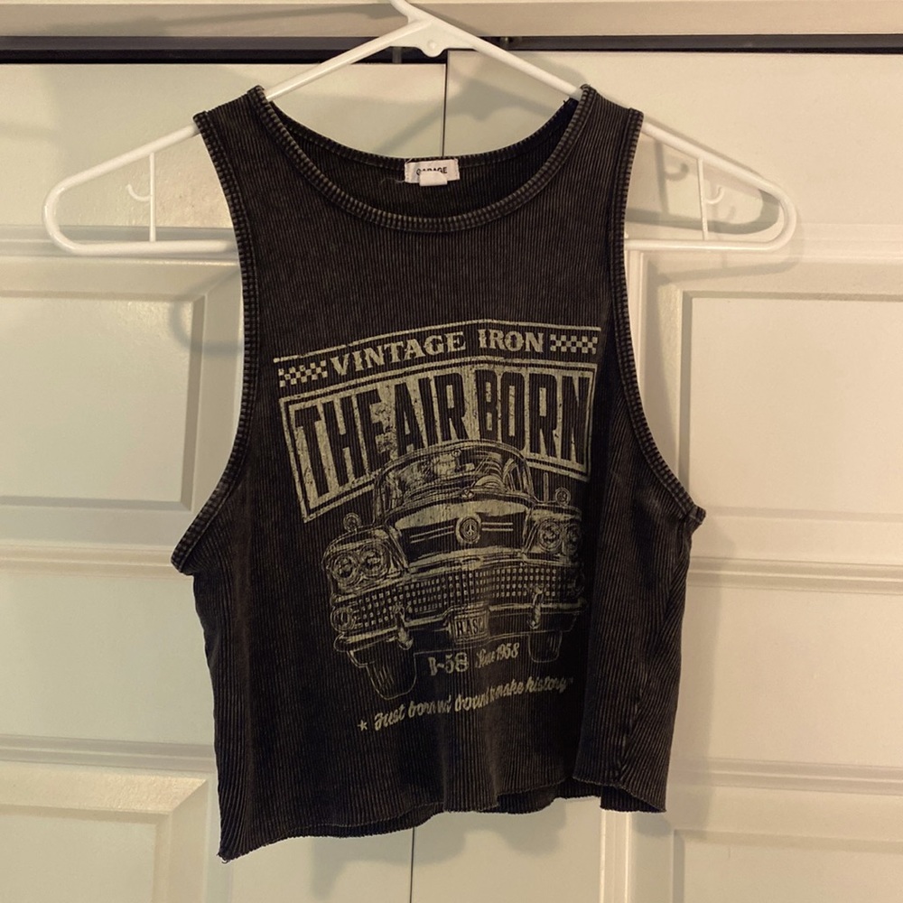 GARAGE GRAPHIC RACER TANK!!!